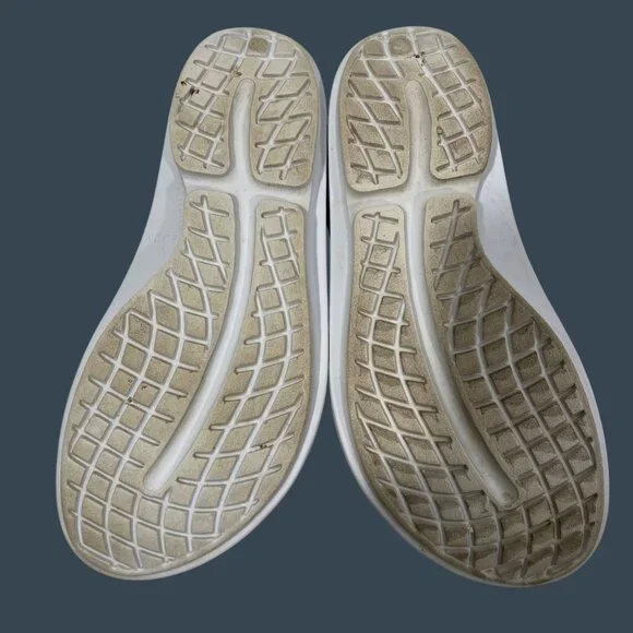 Oofos Ooriginal Thong Sandals Womens Size W7 EU 38 White Recovery Flip Flops - Picture 5 of 7